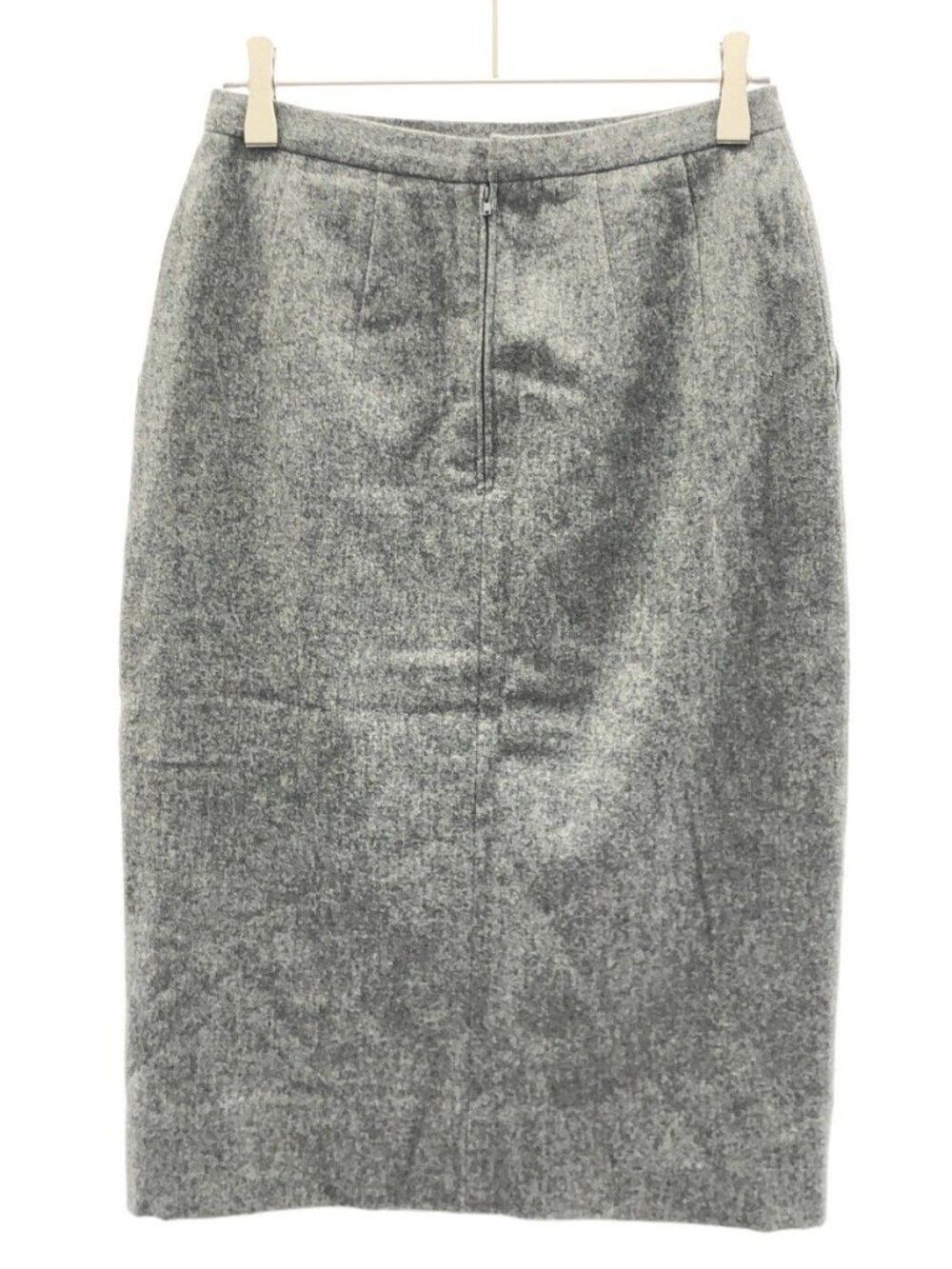 Chanel Vintage Tight Skirt Gray 38 - Picture 2 of 4